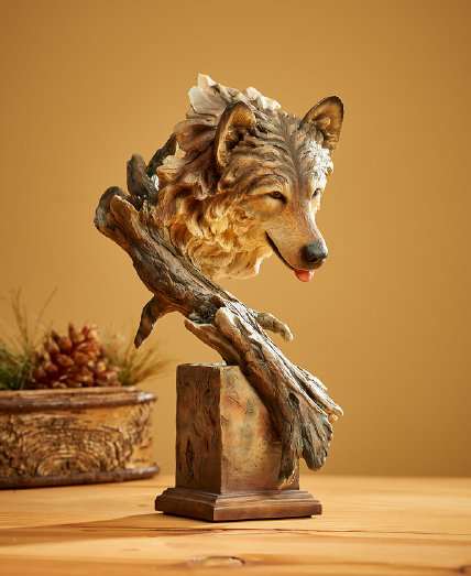 4126 - Survivor Wolf by Stephen Herrero - Traditional