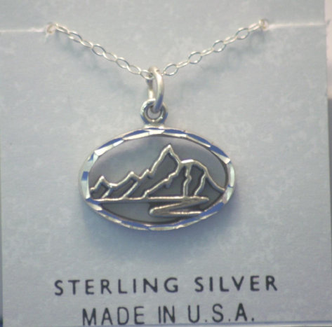 Sterling Silver Mountains, Necklace